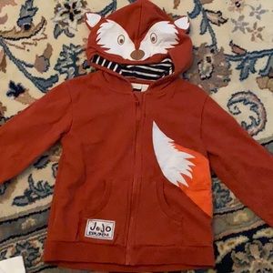 JoJo Maman Bebe Fox 🦊 hoodie 2-3yrs